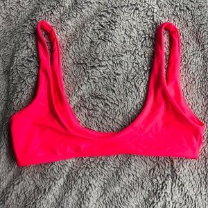 Hot pink swimsuit top from Zaful